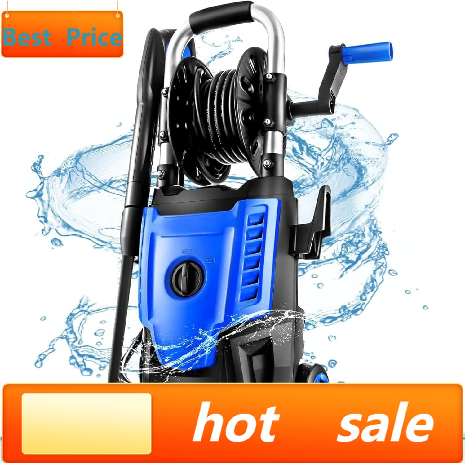 4800PSI Electric Pressure Wash - Electric Reel review and price