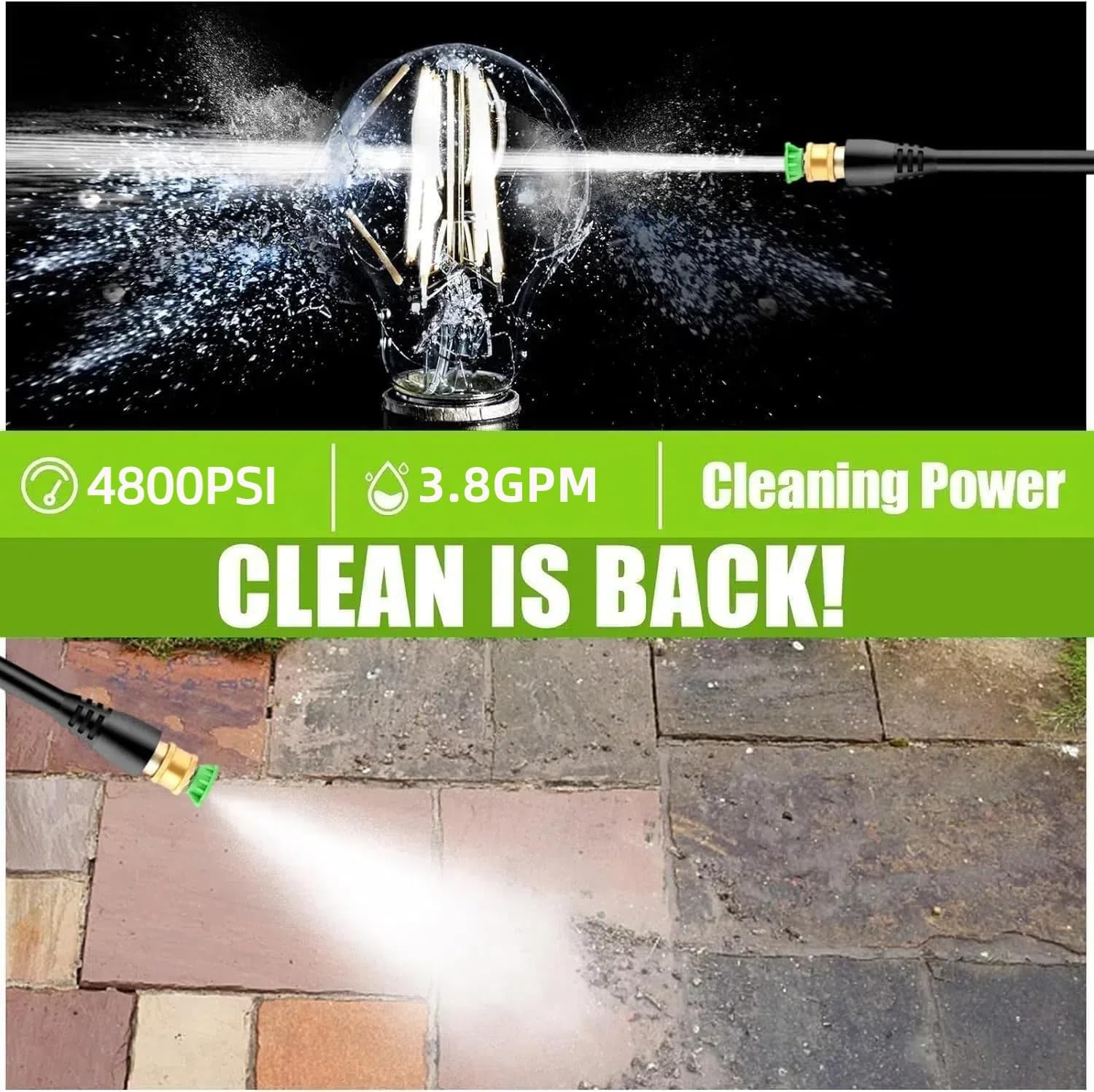 4800PSI Electric Pressure Wash - Electric Reel review and price