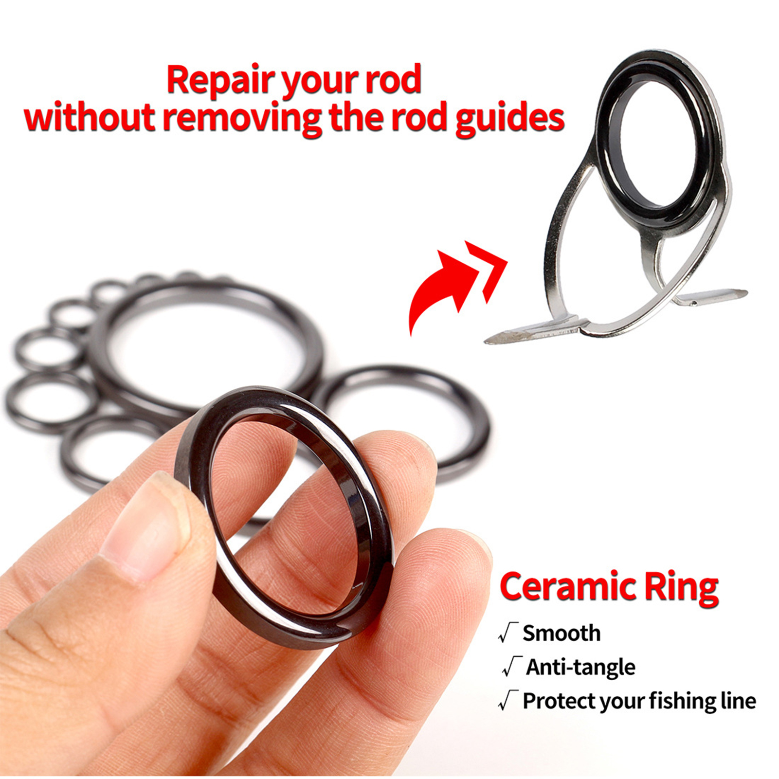 Fishing Rod Guide Repair Kit C - Reel Repair Kit review and price