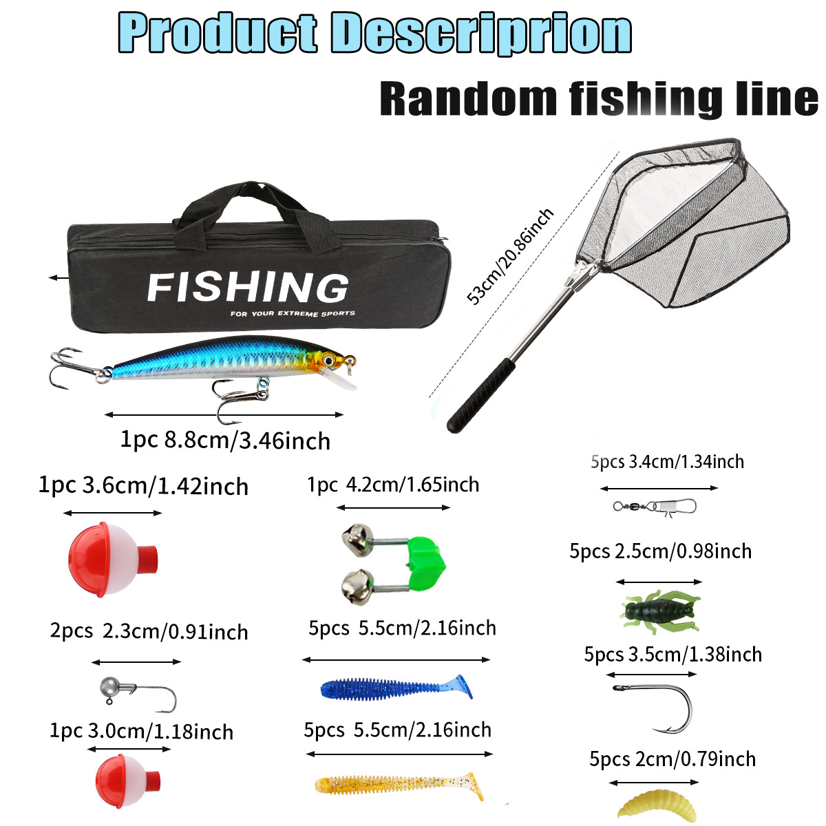 Telescopic Fishing Rod Spinnin - Reel Bag review and price