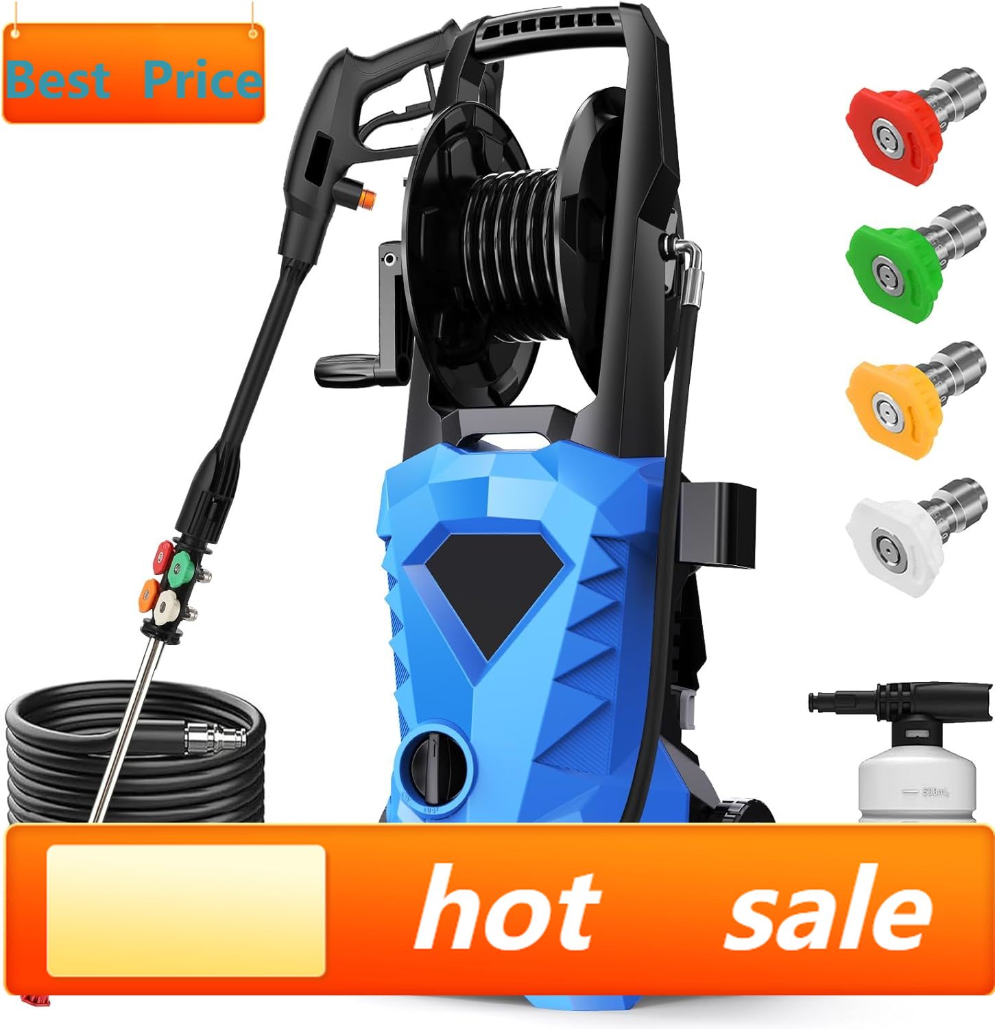 5000PSI Electric Pressure Wash - Electric Reel review and price