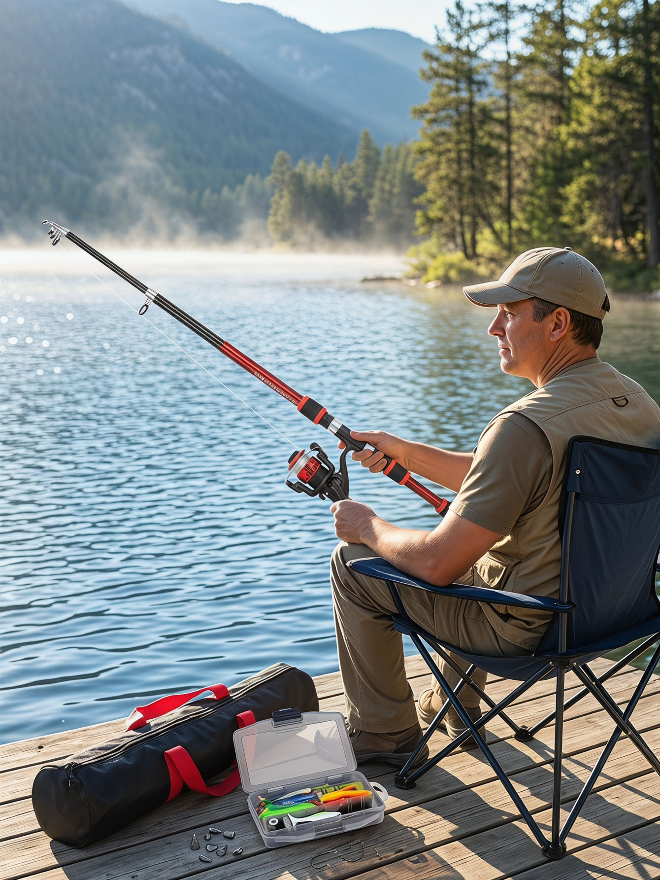 Fishing Rod Reel Combos Collap - Spincast Reel review and price