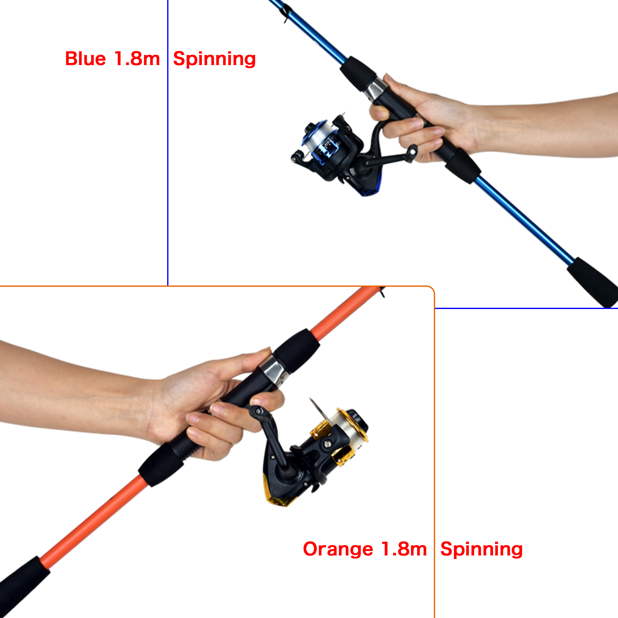 BIUTIFU Spinning Fishing Rod S - Spincast Reel review and price