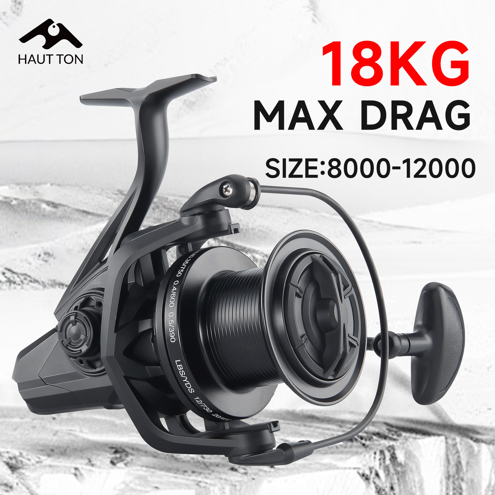 HAUT TON BLACK 12000/14000 Sur - Surf Reel review and price